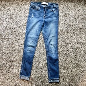 Abercrombie Women's Blue Denim Skinny Jeans Size 2S